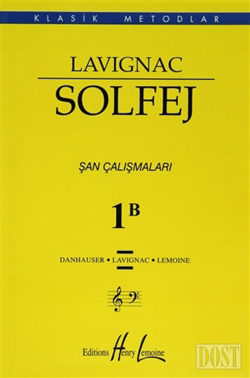 Lavignac Solfej 1B (Büyük Boy)